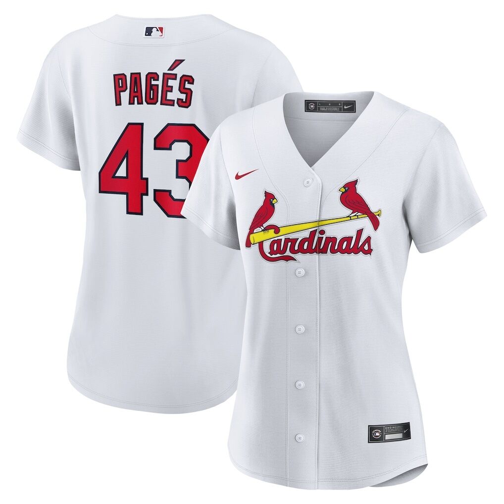 Pedro Pagés St. Louis Cardinals Nike Women's Home Replica Jersey