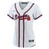 Spencer Schwellenbach Atlanta Braves Nike Women's Home Replica Jersey - White - Back View