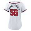 Spencer Schwellenbach Atlanta Braves Nike Women's Home Replica Jersey - White - Detail View