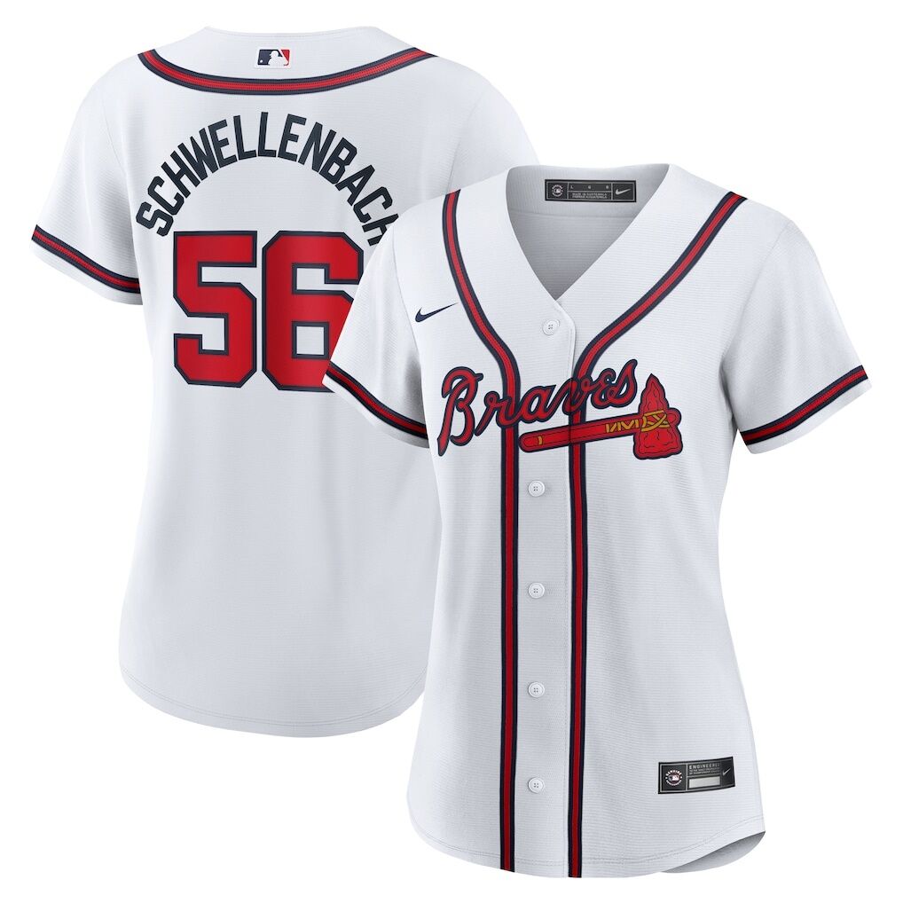 Spencer Schwellenbach Atlanta Braves Nike Women’s Home Replica Jersey