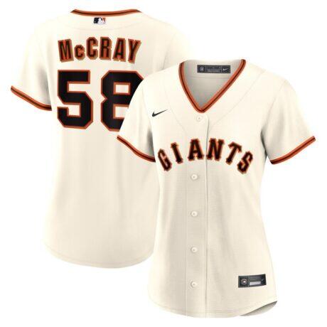 Grant McCray San Francisco Giants Nike Women's Home Replica Jersey - Cream - Front View