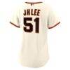 Jung Hoo Lee San Francisco Giants Nike Women's Home Replica Jersey - Cream - Detail View