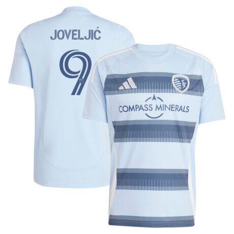 Dejan Joveljic Sporting Kansas City adidas 2025 One KC Replica Player Jersey - - Front View