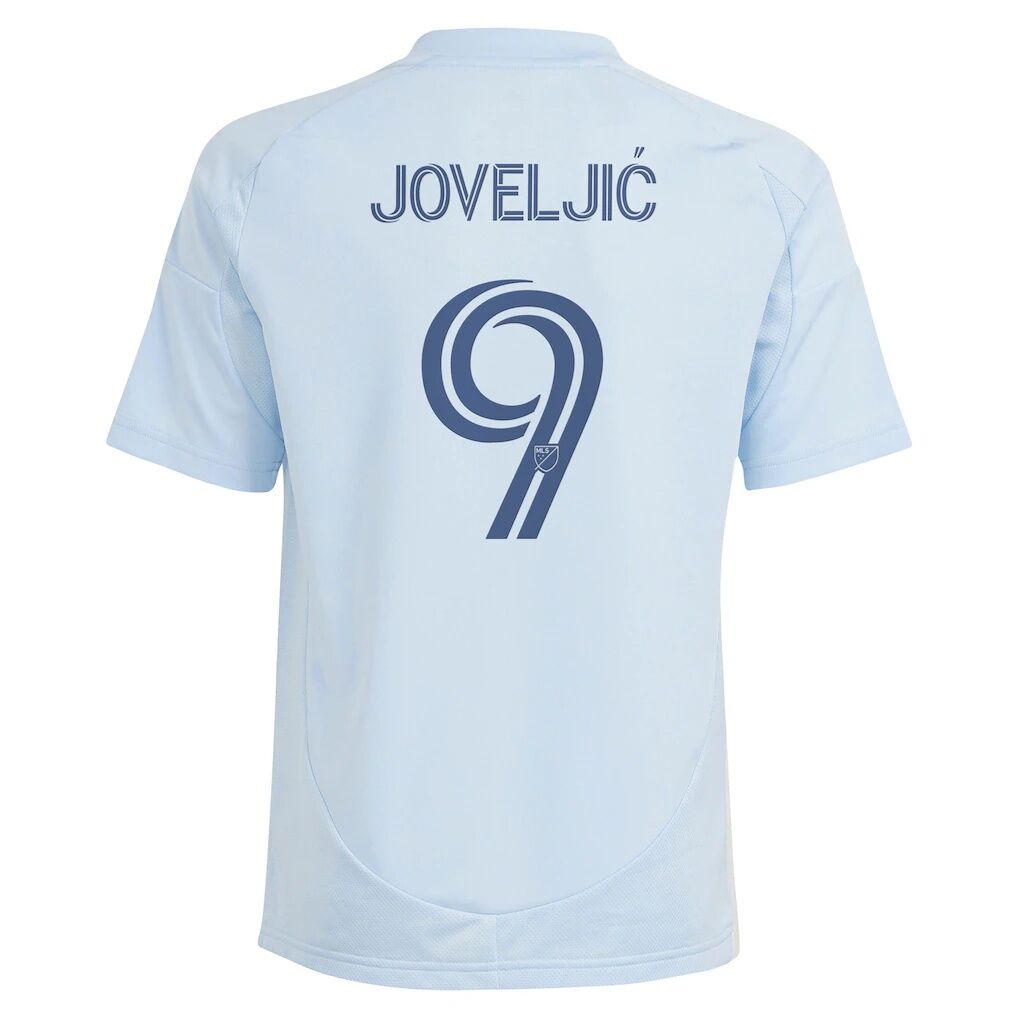 Dejan Joveljic Sporting Kansas City adidas Youth 2025 One KC Replica Player Jersey - Light Blue