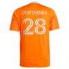 Erik Sviatchenko Houston Dynamo FC adidas 2025 Season 20 Replica Player Jersey - Orange - Detail View