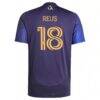 Marco Reus LA Galaxy adidas 2025 RIZON Replica Player Jersey - Navy - Detail View