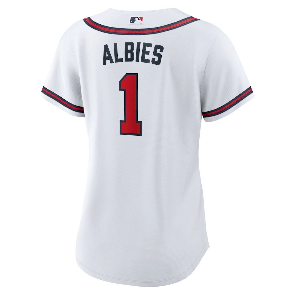Ozzie Albies Atlanta Braves Nike Women's Home Replica Jersey