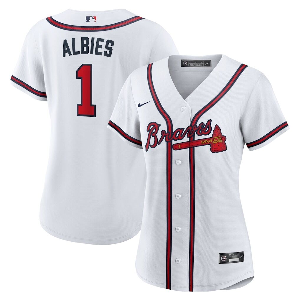 Ozzie Albies Atlanta Braves Nike Women’s Home Replica Jersey