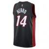 Tyler Herro Miami Heat Nike Youth Swingman Jersey - Black - Detail View