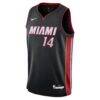 Tyler Herro Miami Heat Nike Youth Swingman Jersey - Black - Side View