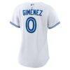 Andrés Giménez Toronto Blue Jays Nike Women's Home Replica Jersey - White - Detail View