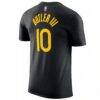Jimmy Butler III Golden State Warriors Jordan Brand Statement Edition Name & Number T-Shirt - Black - Side View