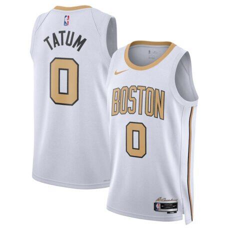 Jayson Tatum Boston Celtics Nike Unisex 2025/26 Swingman Jersey - White - - Front View