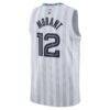 Ja Morant Memphis Grizzlies Nike Unisex 2025/26 Swingman Jersey - White - - Detail View