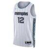 Ja Morant Memphis Grizzlies Nike Unisex 2025/26 Swingman Jersey - White - - Side View