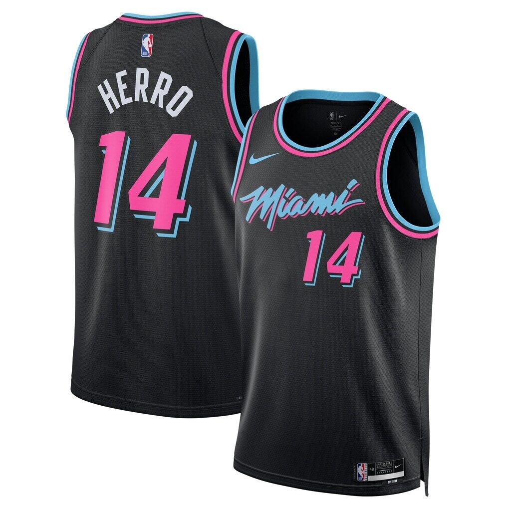 Tyler Herro Miami Heat Nike Unisex 2025/26 Swingman Jersey - Black - City Edition