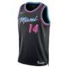 Tyler Herro Miami Heat Nike Unisex 2025/26 Swingman Jersey - Black - - Side View