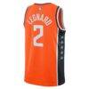Kawhi Leonard LA Clippers Nike Unisex 2025/26 Swingman Jersey - Orange - - Detail View