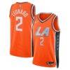 Kawhi Leonard LA Clippers Nike Unisex 2025/26 Swingman Jersey - Orange - - Front View