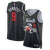 RJ Barrett Toronto Raptors Nike Unisex 2025/26 Swingman Jersey - Black - - Front View
