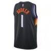 Devin Booker Phoenix Suns Nike Unisex 2025/26 Swingman Jersey - Black - - Detail View