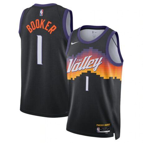 Devin Booker Phoenix Suns Nike Unisex 2025/26 Swingman Jersey - Black - - Front View