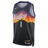 Devin Booker Phoenix Suns Nike Unisex 2025/26 Swingman Jersey - Black - - Side View