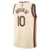 Jimmy Butler III Golden State Warriors Nike Unisex 2025/26 Swingman Jersey - Tan - - Detail View