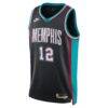 Ja Morant Memphis Grizzlies Nike Unisex Swingman Jersey - Black - Side View