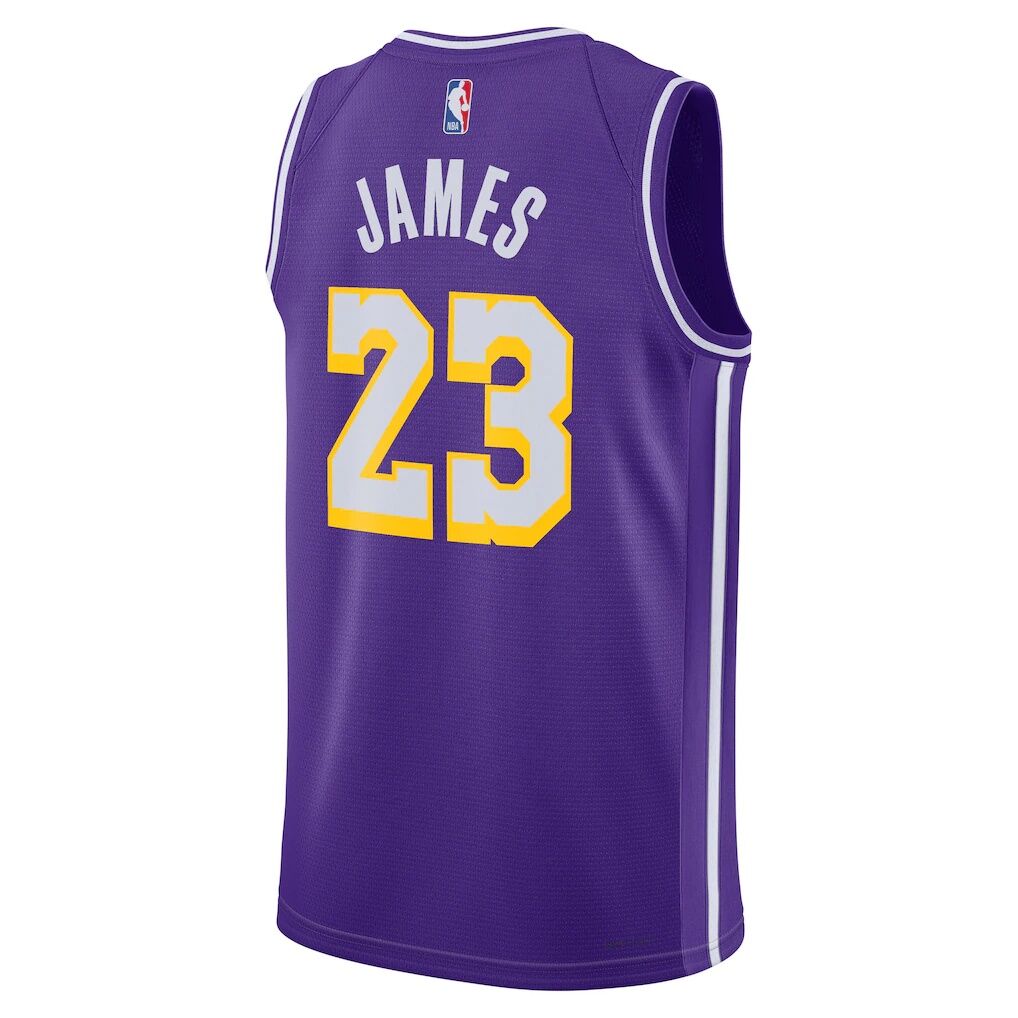 LeBron James Los Angeles Lakers Jordan Brand Unisex  Swingman Jersey - Statement Edition