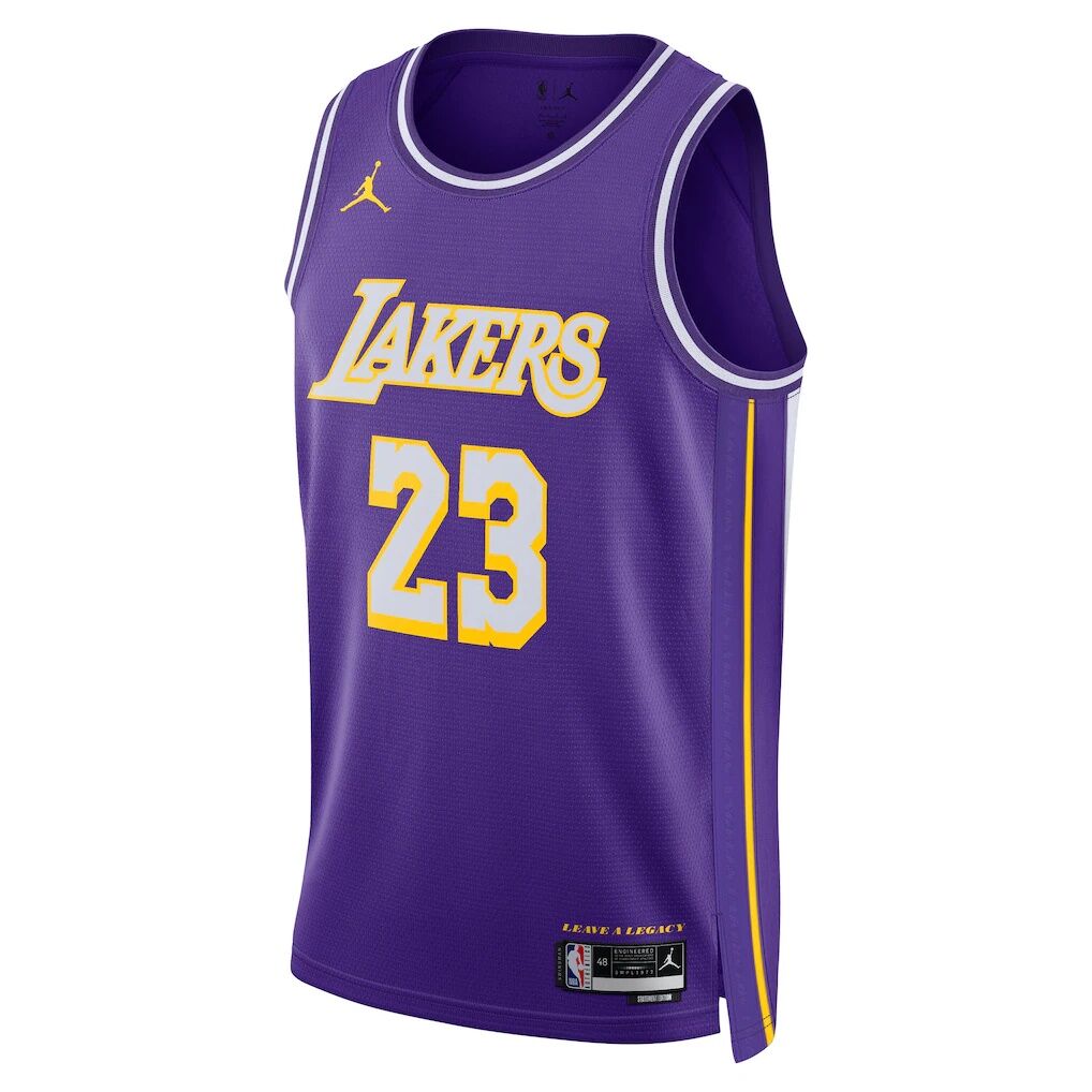 LeBron James Los Angeles Lakers Jordan Brand Unisex  Swingman Jersey - Statement Edition