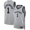Victor Wembanyama San Antonio Spurs Jordan Brand Unisex Swingman Jersey - Silver - Front View
