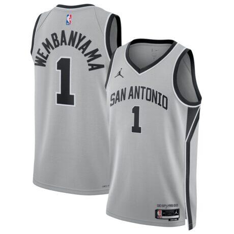 Victor Wembanyama San Antonio Spurs Jordan Brand Unisex  Swingman Jersey - Statement Edition