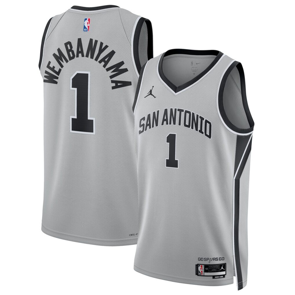 Victor Wembanyama San Antonio Spurs Jordan Brand Unisex  Swingman Jersey - Statement Edition