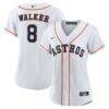 Christian Walker Houston Astros Nike Women's Home Replica Jersey - White - Front View