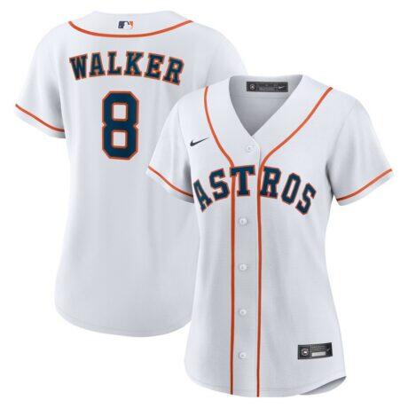 Christian Walker Houston Astros Nike Women's Home Replica Jersey - White - Front View