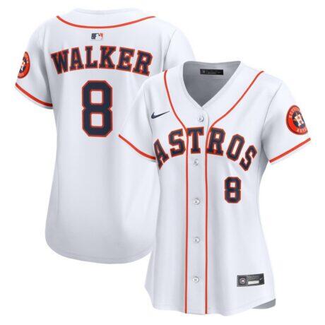Christian Walker Houston Astros Nike Women's Home Limited Player Jersey - White - Front View
