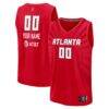 Atlanta Dream Fashion7 Unisex Explorer Edition Fast Break Replica Custom Jersey - Red - Front View