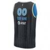 Chicago Sky Fashion7 Unisex Explorer Edition Fast Break Replica Custom Jersey - Black - Detail View