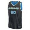 Chicago Sky Fashion7 Unisex Explorer Edition Fast Break Replica Custom Jersey - Black - Side View