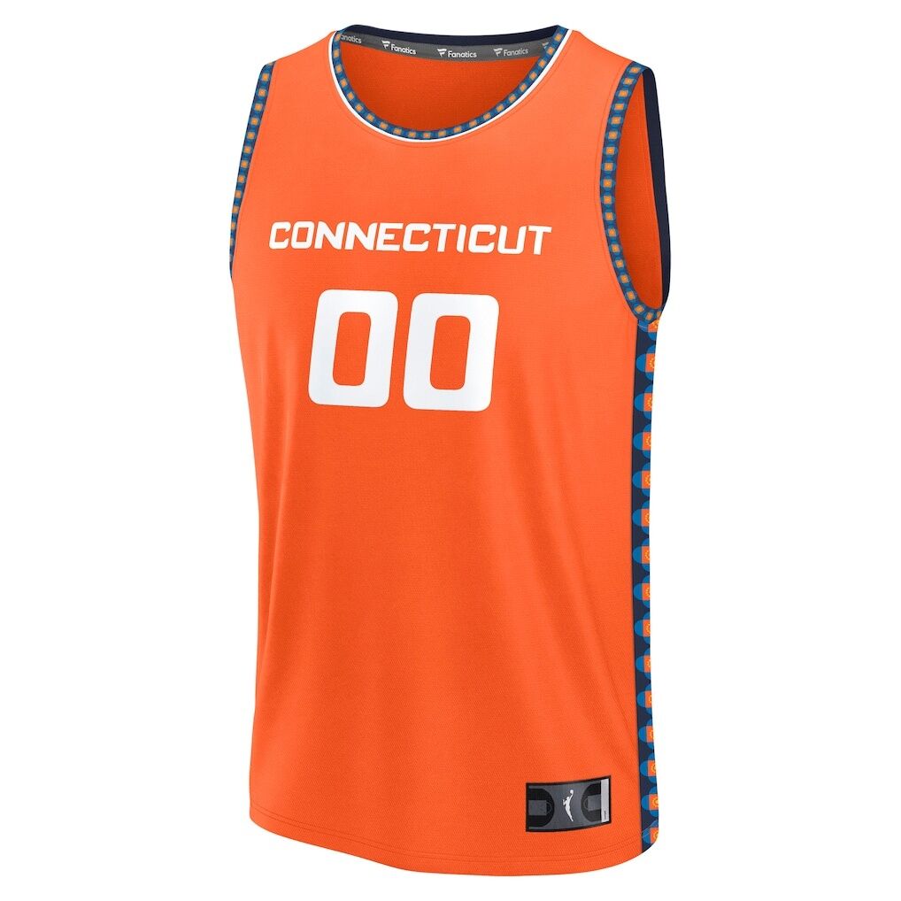Connecticut Sun Fashion7 Unisex  Explorer Edition Fast Break Replica Custom Jersey