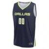 Dallas Wings Fashion7 Unisex Explorer Edition Fast Break Replica Custom Jersey - Navy - Side View