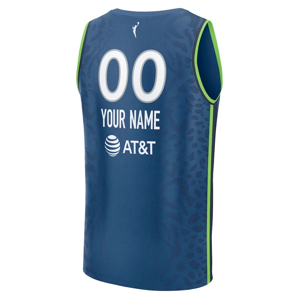 Minnesota Lynx Fashion7 Unisex  Explorer Edition Fast Break Replica Custom Jersey