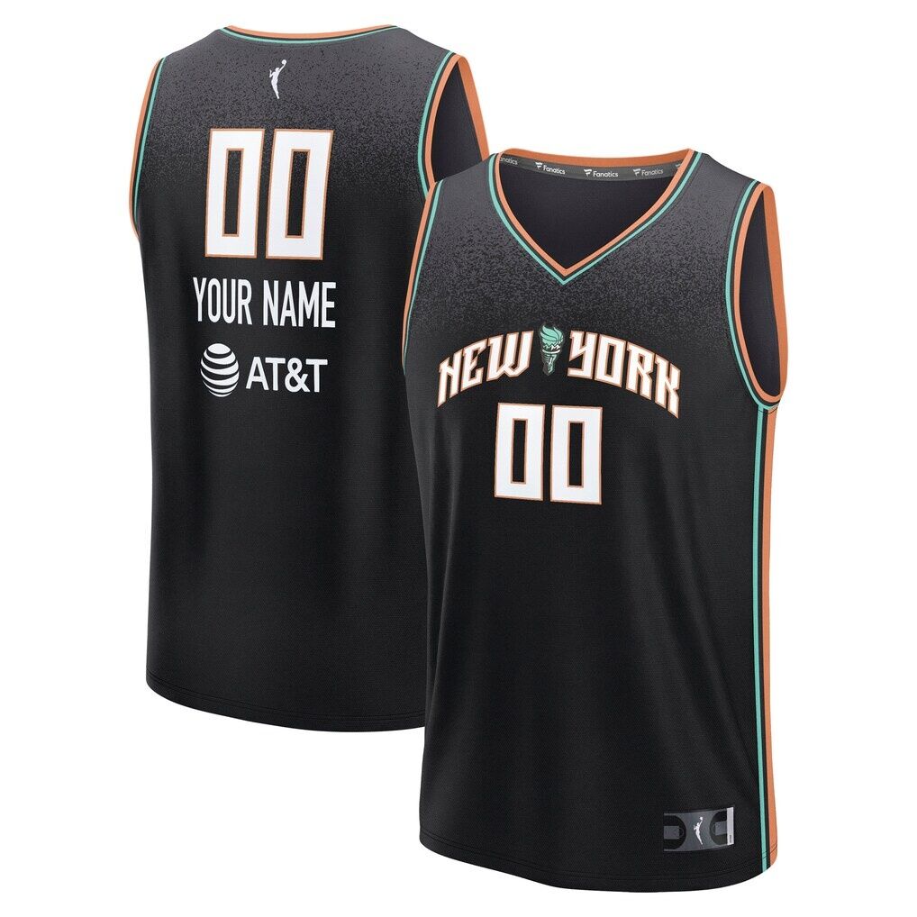 New York Liberty Fashion7 Unisex  Explorer Edition Fast Break Replica Custom Jersey