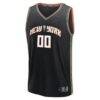 New York Liberty Fashion7 Unisex Explorer Edition Fast Break Replica Custom Jersey - Black - Side View