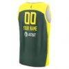 Seattle Storm Fashion7 Unisex Explorer Edition Fast Break Replica Custom Jersey - Green - Detail View