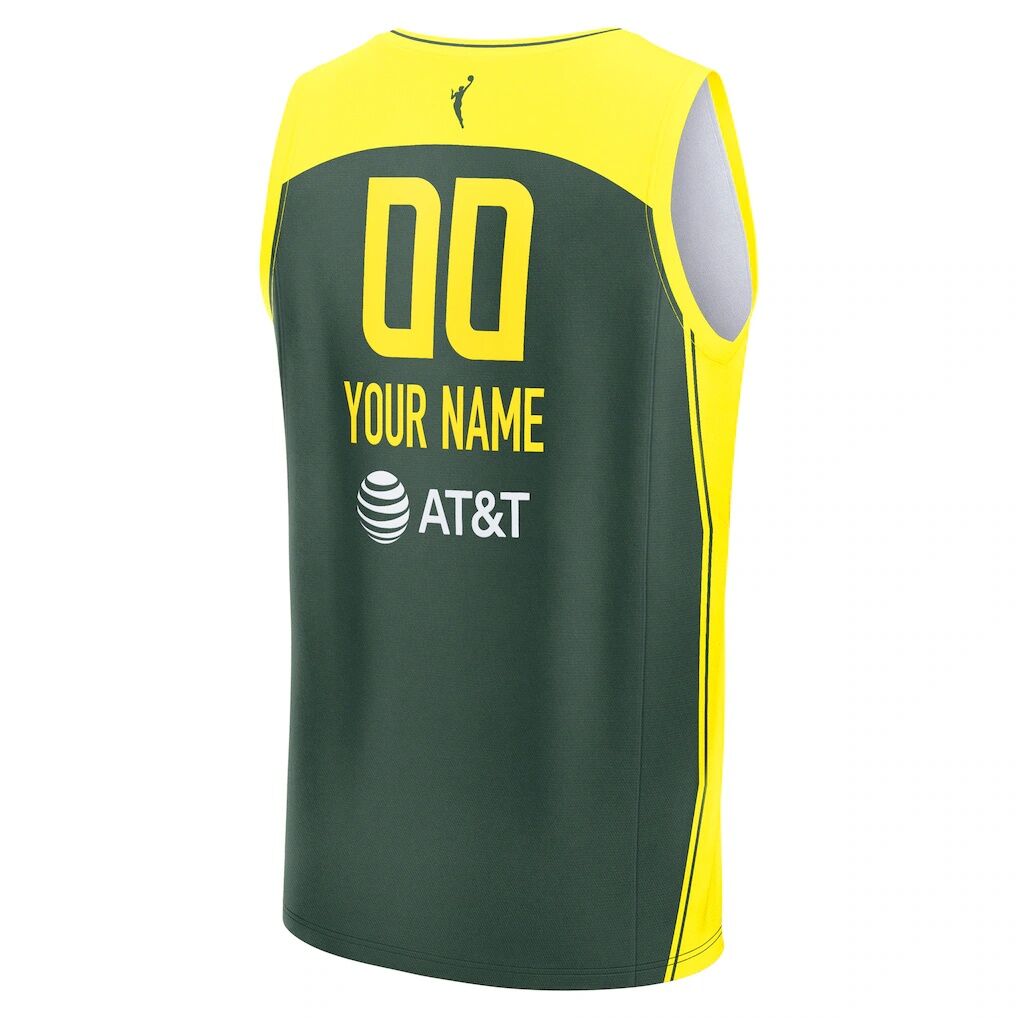 Seattle Storm Fashion7 Unisex  Explorer Edition Fast Break Replica Custom Jersey