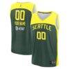 Seattle Storm Fashion7 Unisex Explorer Edition Fast Break Replica Custom Jersey - Green - Front View