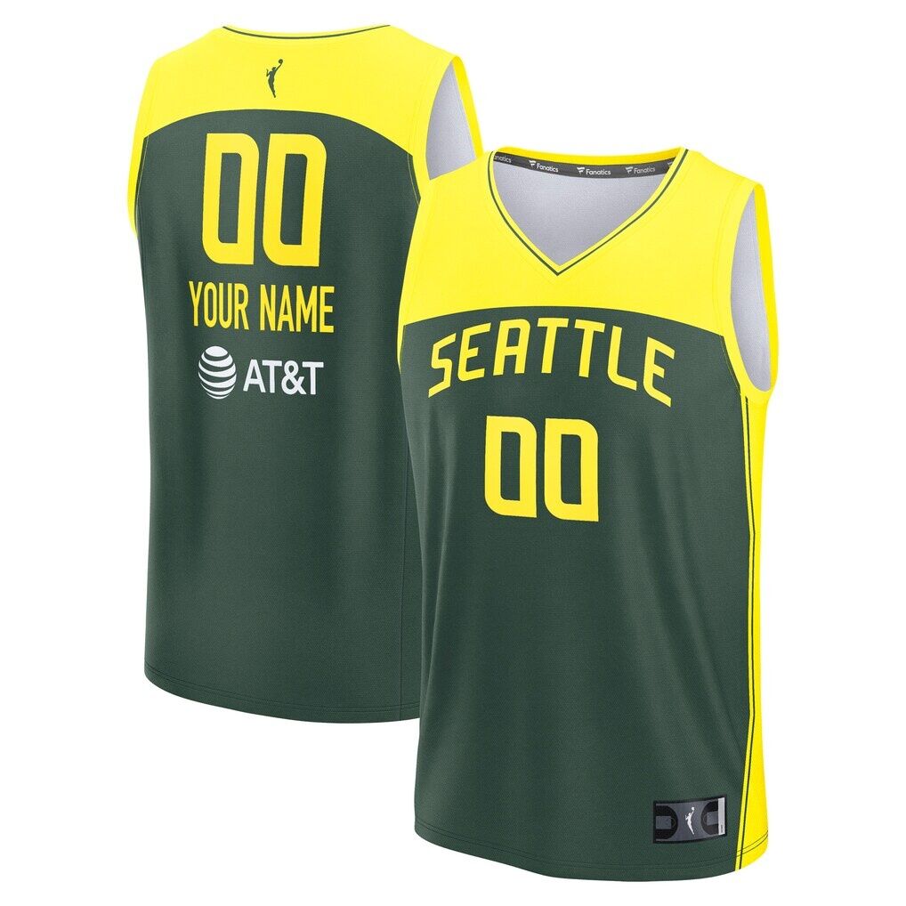 Seattle Storm Fashion7 Unisex  Explorer Edition Fast Break Replica Custom Jersey