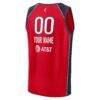 Washington Mystics Fashion7 Unisex Explorer Edition Fast Break Replica Custom Jersey - Red - Detail View